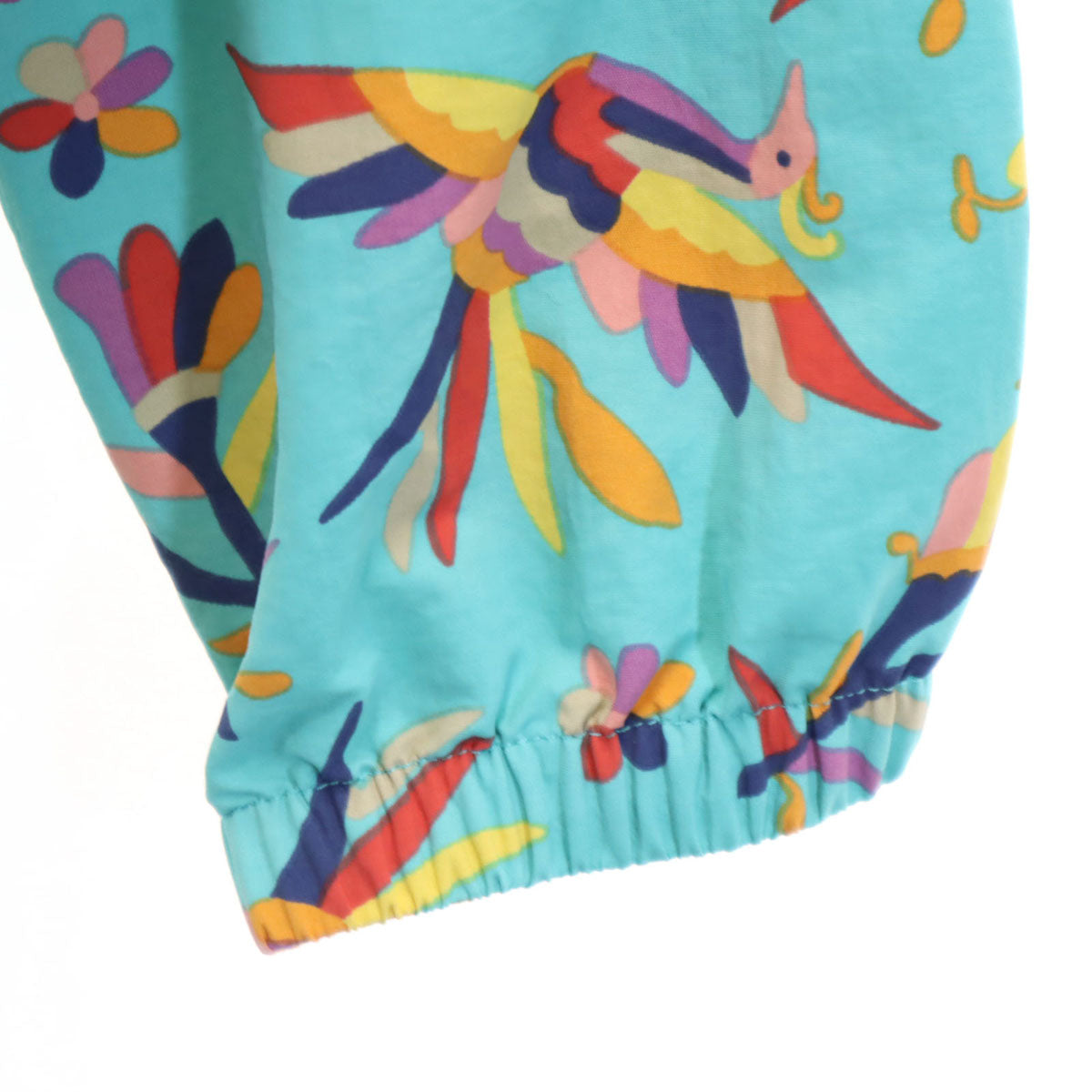 patagonia パタゴニア 総柄 ナイロンジャケット XL ブルー系 レディース