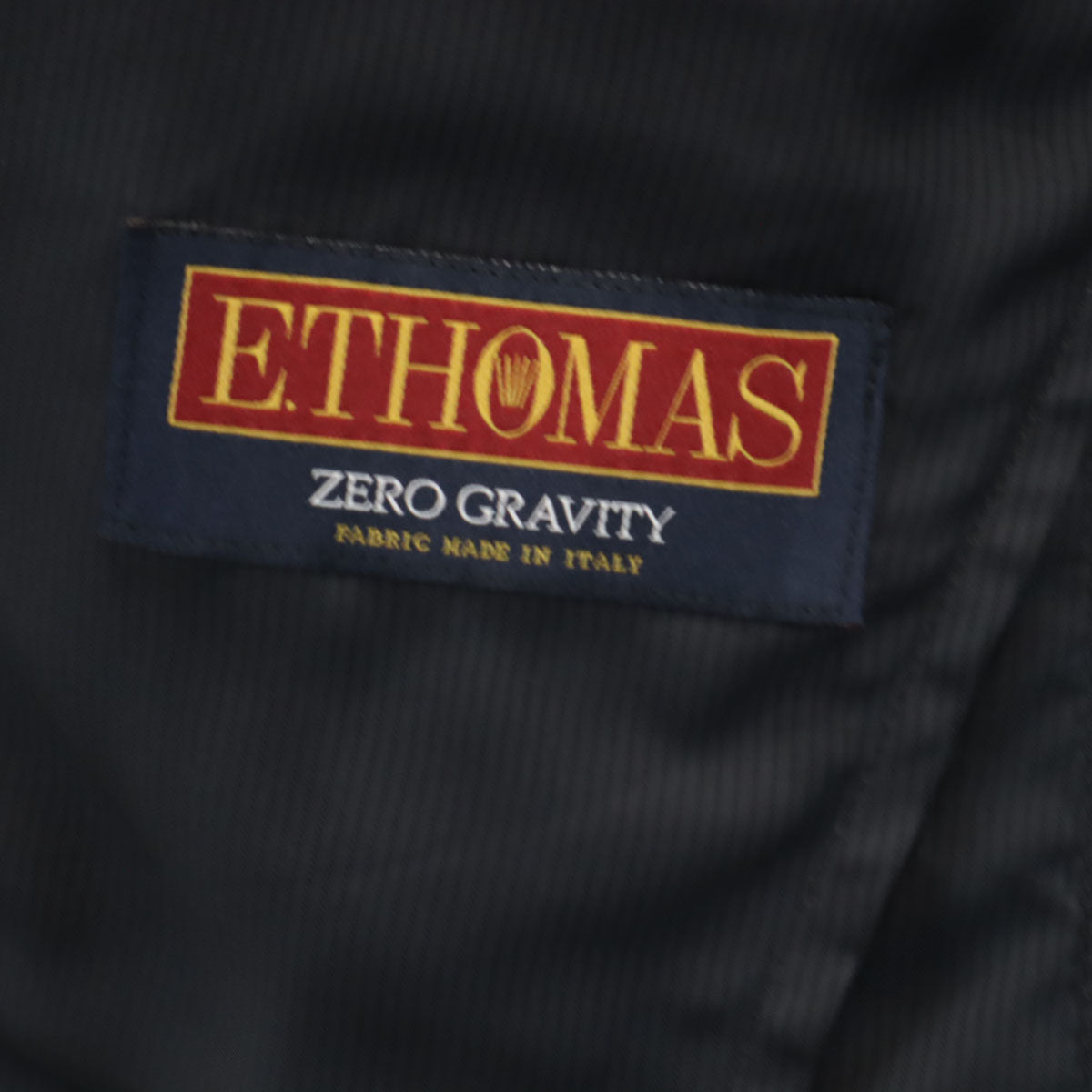 麻布テーラー アザブテーラー シルクブレンド チェック柄 E.THOMAS テーラードジャケット 46 グレー メンズ