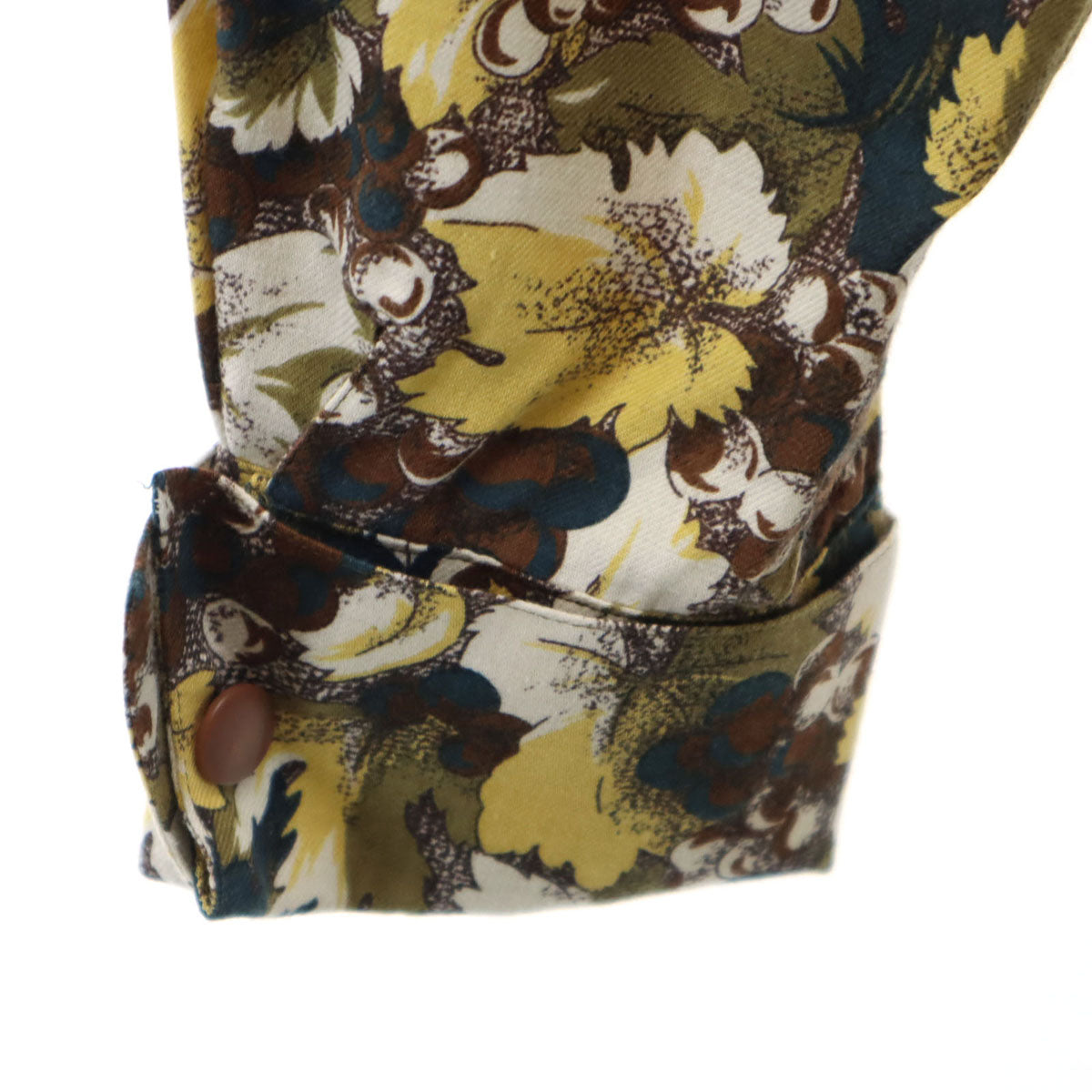 Christian Dior SPORTS クリスチャンディオールスポーツ 90s オールド ブドウ柄 長袖 シャツ M ブラウン系 フルーツ レディース