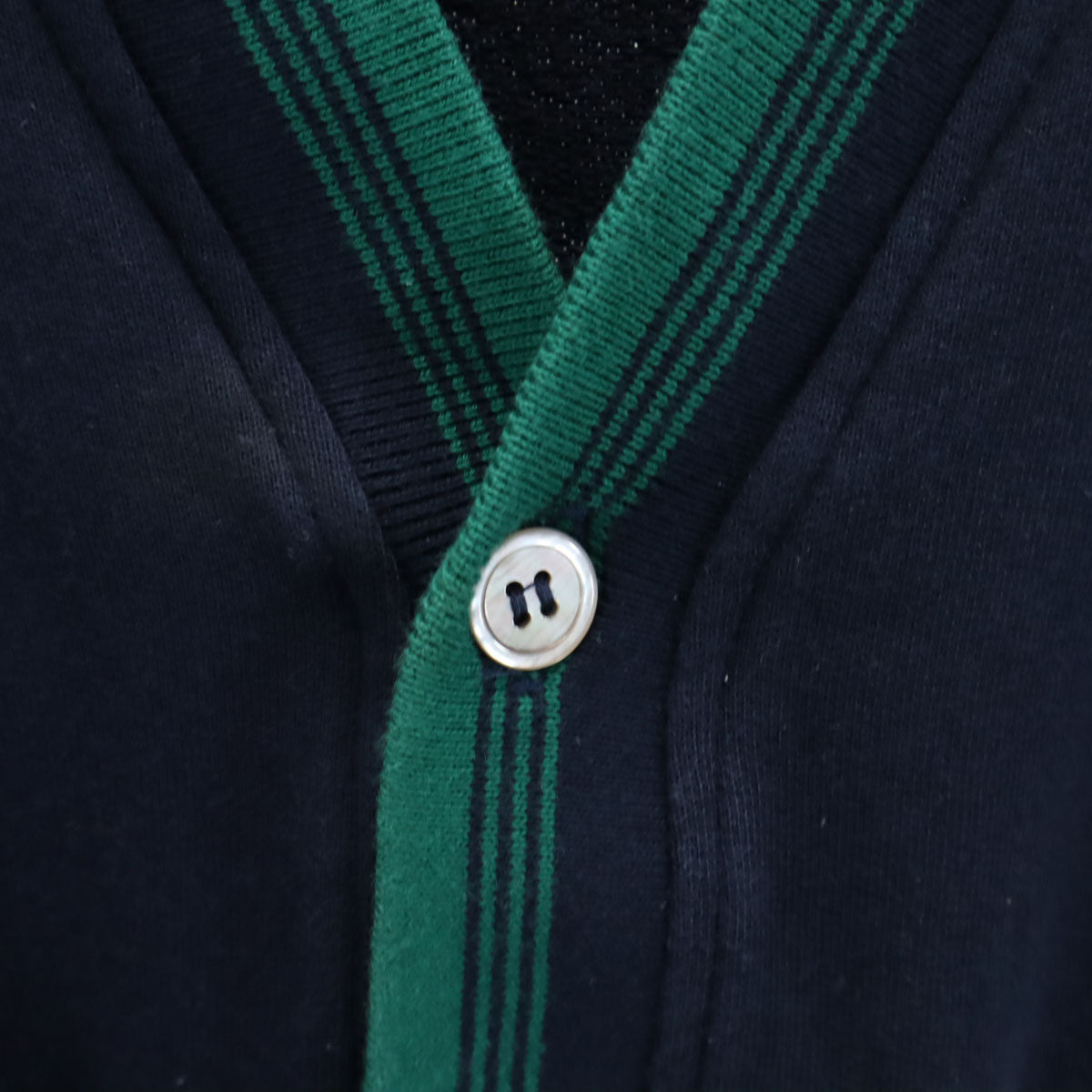 CHEMISE LACOSTE シュミーズラコステ 長袖 スウェット Vネック カーディガン 5 ネイビー メンズ