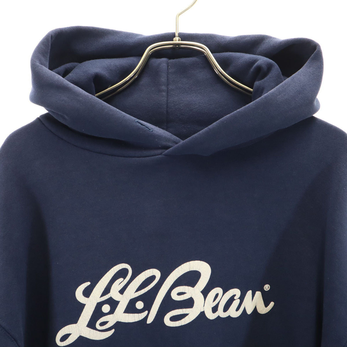 RUSSELL ATHLETIC ラッセルアスレチック 90s USA製 オールド コラボ エルエルビーン 長袖 スウェットパーカー M ネイビー L.L.BEAN メンズ