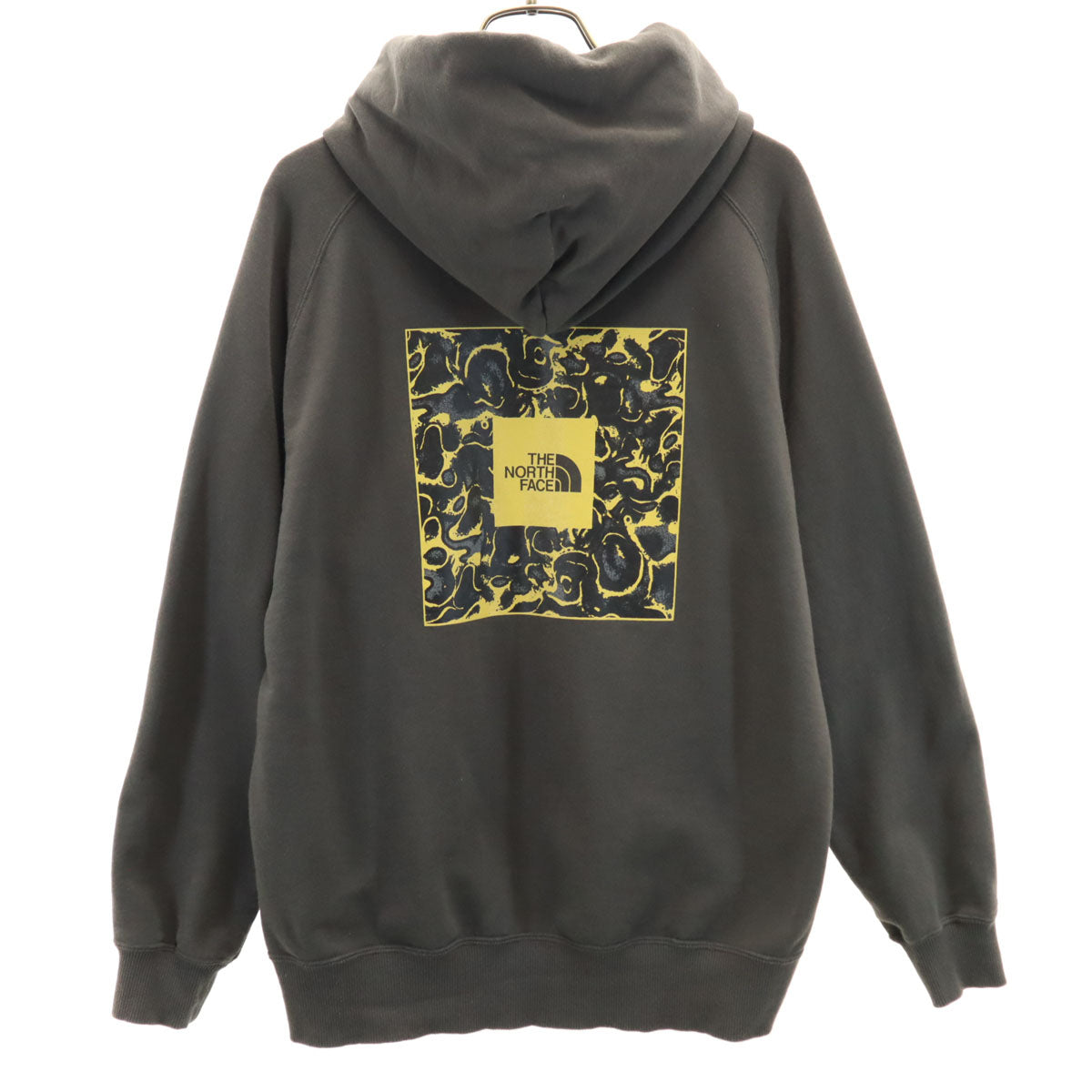 THE NORTH FACE ノースフェイス バックロゴ 長袖 レイジ スウェットパーカー S チャコールグレー アウトドア NT61965 メンズ