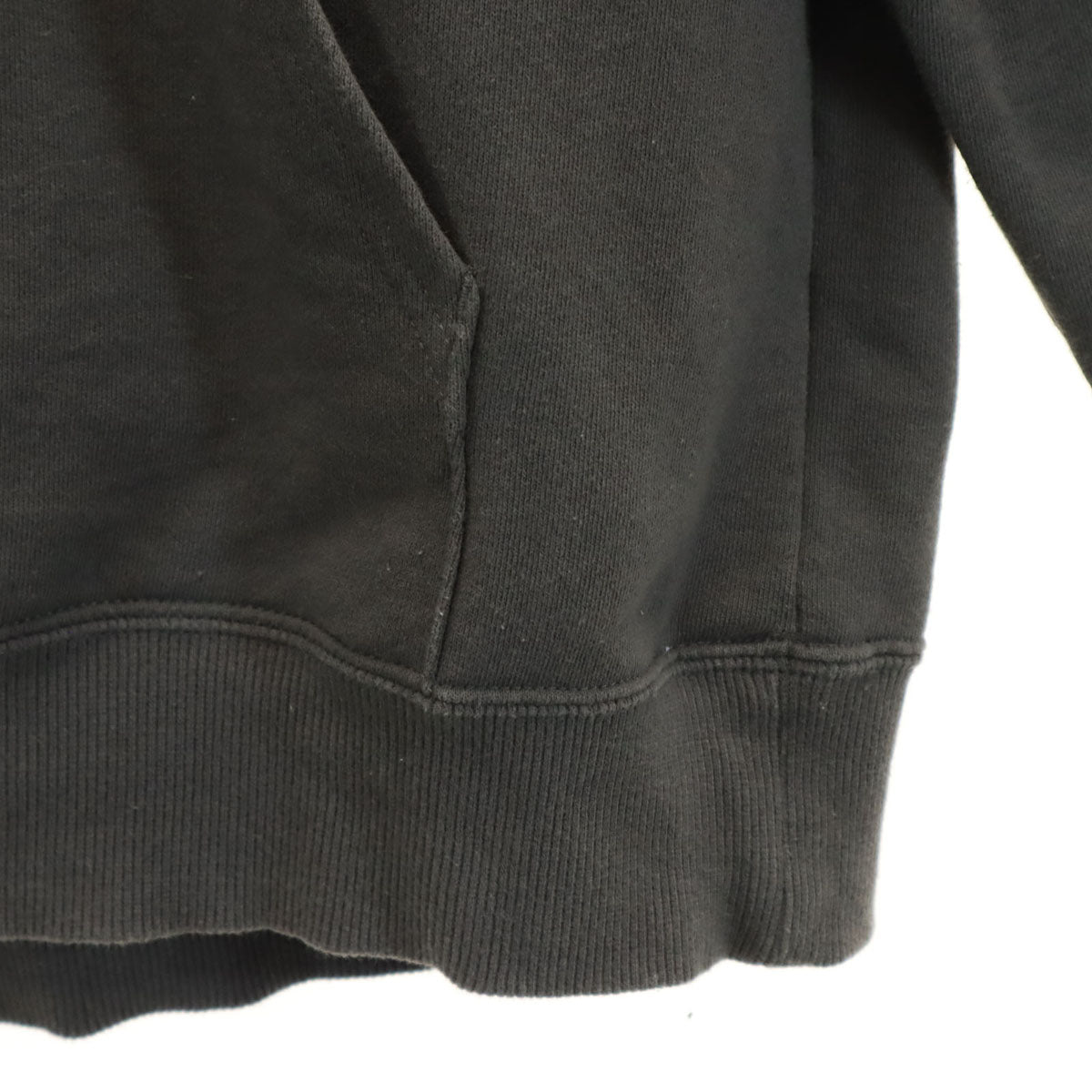 THE NORTH FACE ノースフェイス バックロゴ 長袖 レイジ スウェットパーカー S チャコールグレー アウトドア NT61965 メンズ