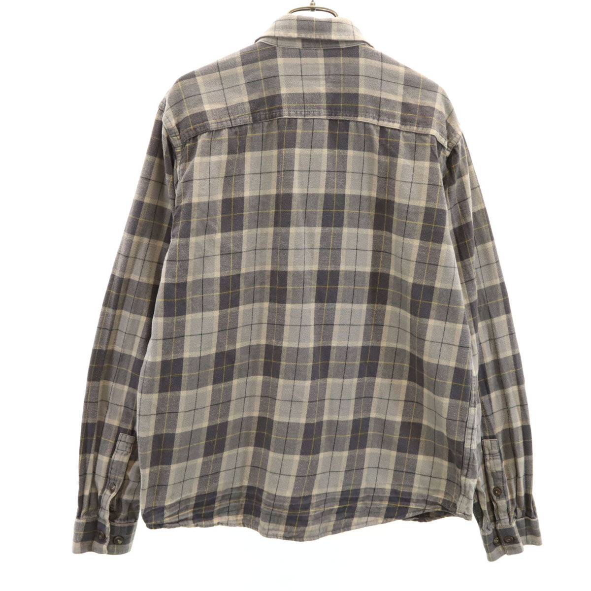 patagonia パタゴニア チェック柄 長袖 シャツ M グレー系 アウトドア メンズ