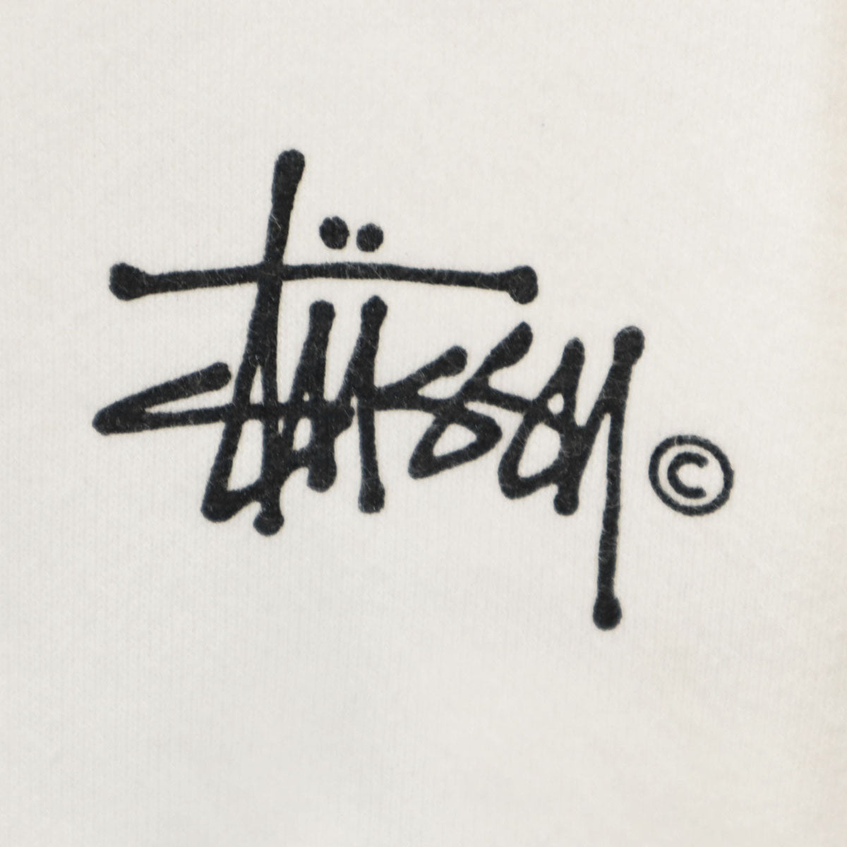 STUSSY ステューシー バックロゴ 長袖 スウェット ショート丈 トレーナー S ホワイト レディース