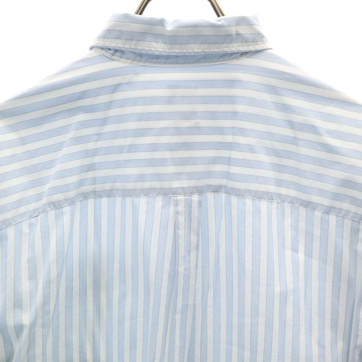 GAP ギャップ 長袖 ボタンダウンシャツ M ホワイト×ブルー メンズ