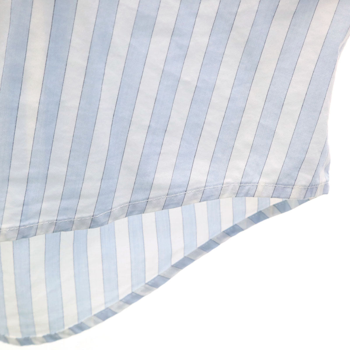 GAP ギャップ 長袖 ボタンダウンシャツ M ホワイト×ブルー メンズ