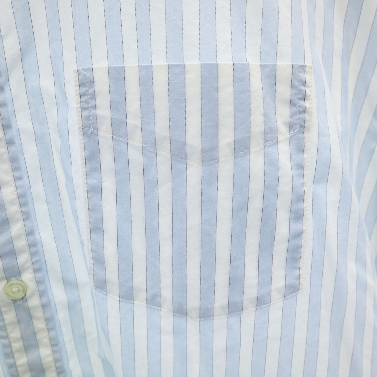 GAP ギャップ 長袖 ボタンダウンシャツ M ホワイト×ブルー メンズ