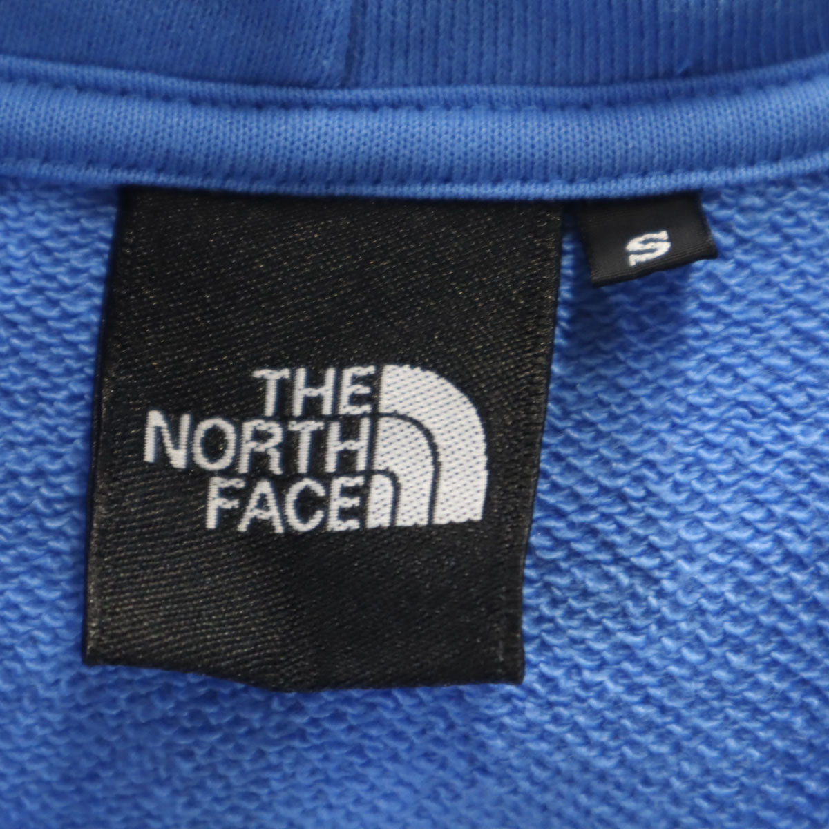THE NORTH FACE ノースフェイス バック スクエアロゴ 長袖 スウェットパーカー S ブルー系 アウトドア NT12336 メンズ