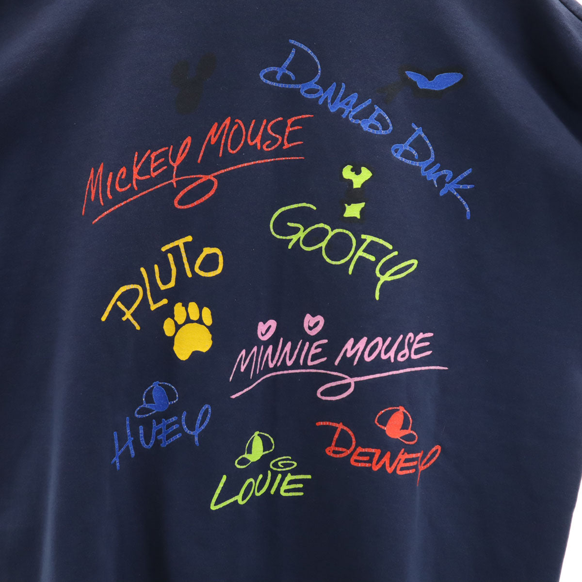 Walt Disney World ウォルトディズニーワールド ミッキーフレンズ 長袖 スウェット トレーナー ネイビー メンズ