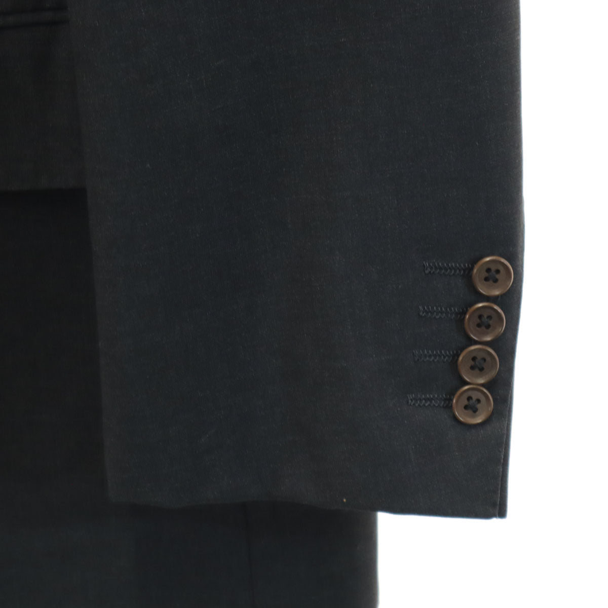 Sartoria Ring サルトリアリング 日本製 エルメネジルドゼニア生地 テーラードジャケット 46 チャコールグレー リングヂャケット メンズ