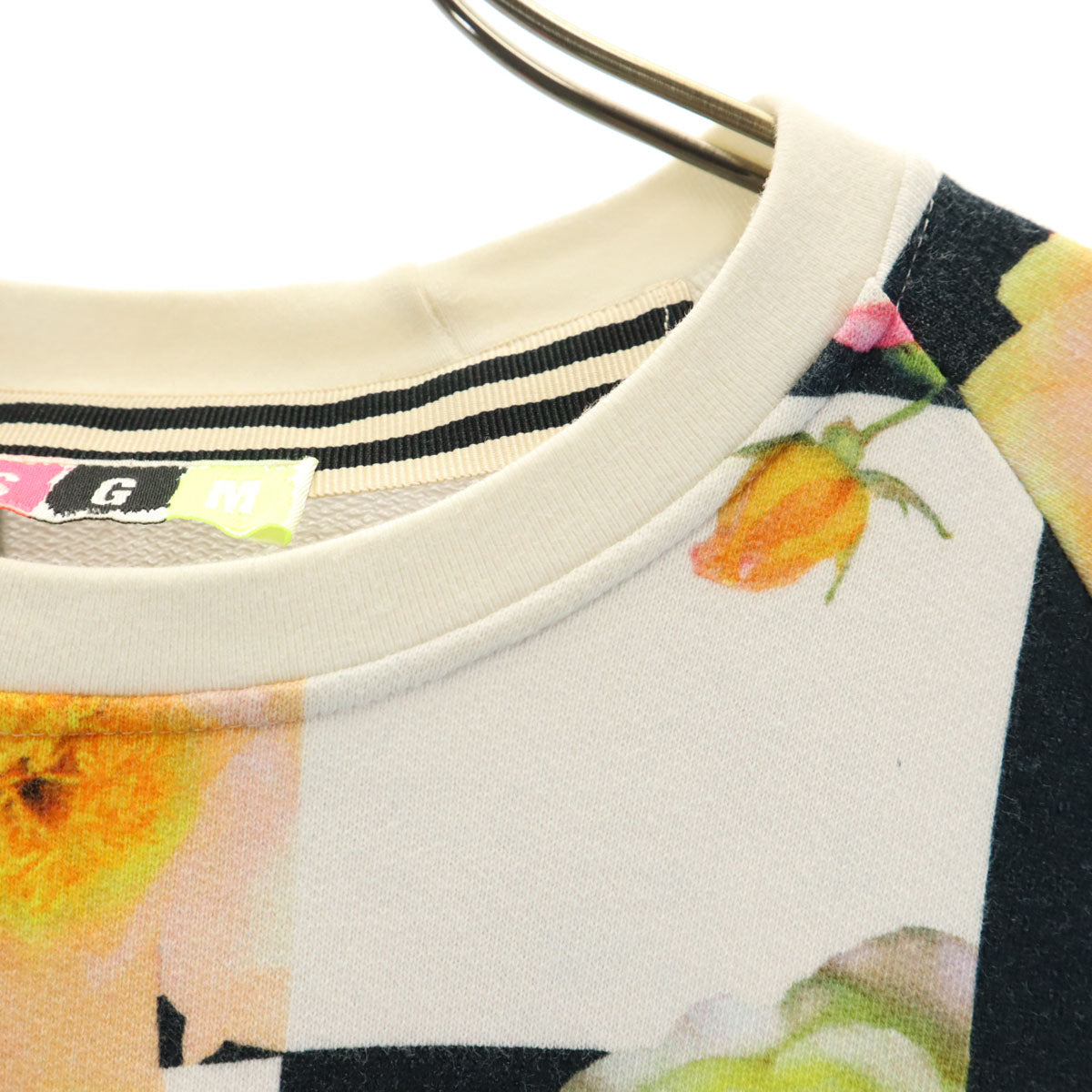 MSGM エムエスジーエム イタリア製 長袖 トレーナー XS ホワイト系 スウェット レディース