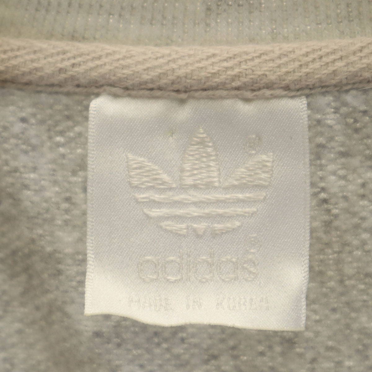 adidas アディダス 80s トレフォイルロゴ ベスト グレー系 スウェット 裏起毛 レディース