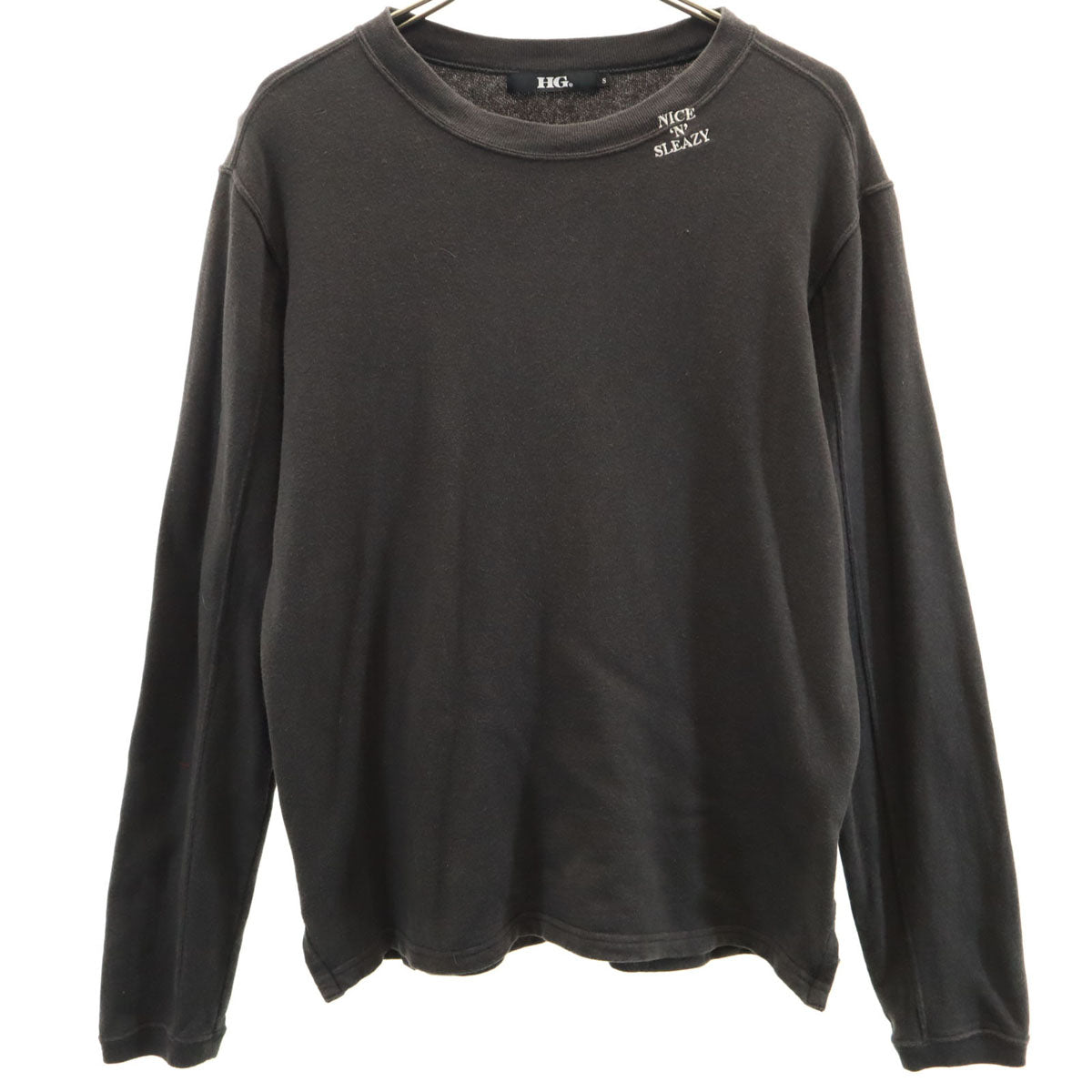 HYSTERIC GLAMOUR ヒステリックグラマー 日本製 長袖 トレーナー S グレー系 スウェット レディース