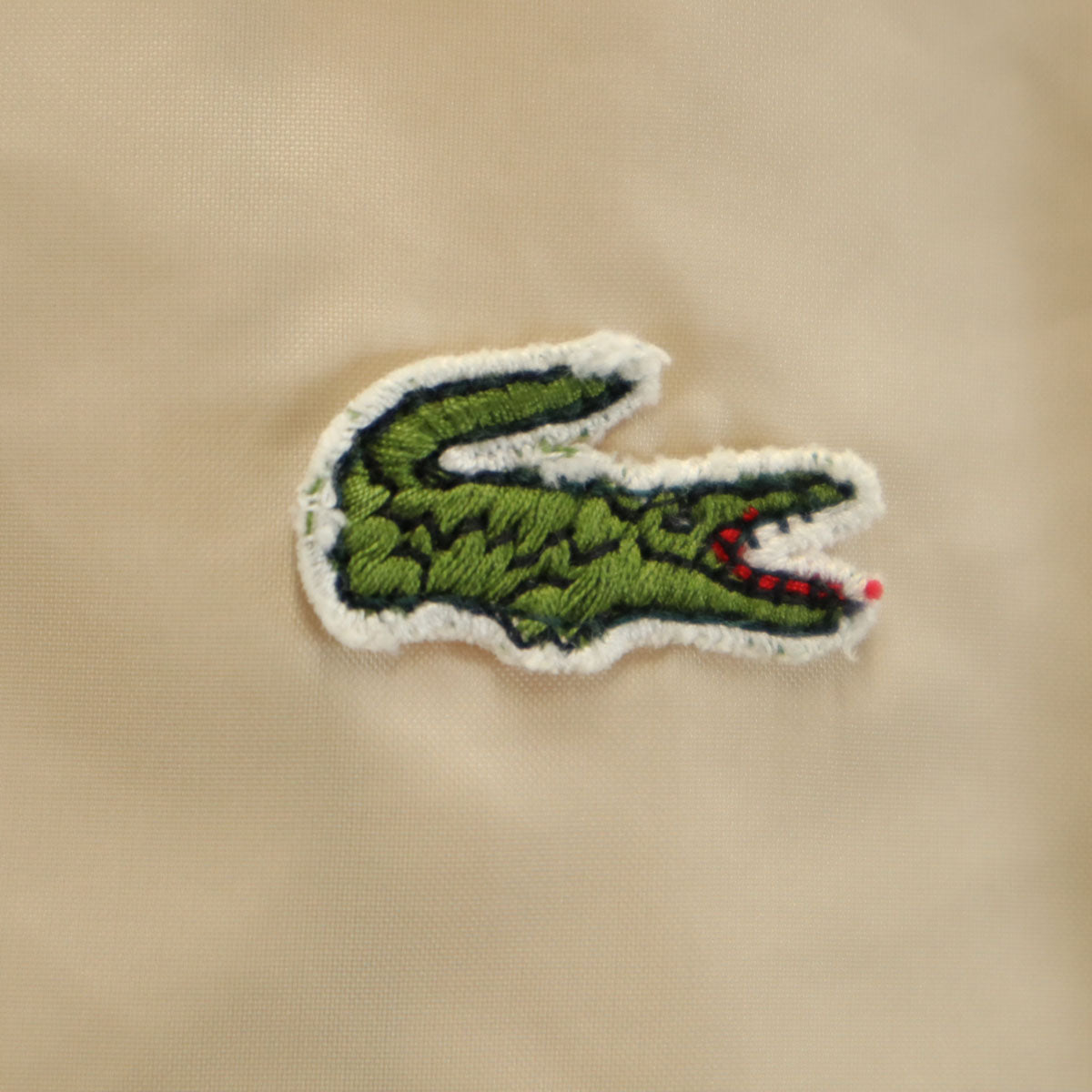 IZOD LACOSTE アイゾッドラコステ 70s ヴィンテージ 糸巻きタグ 長袖 ナイロンジャケット M ベージュ系 メンズ