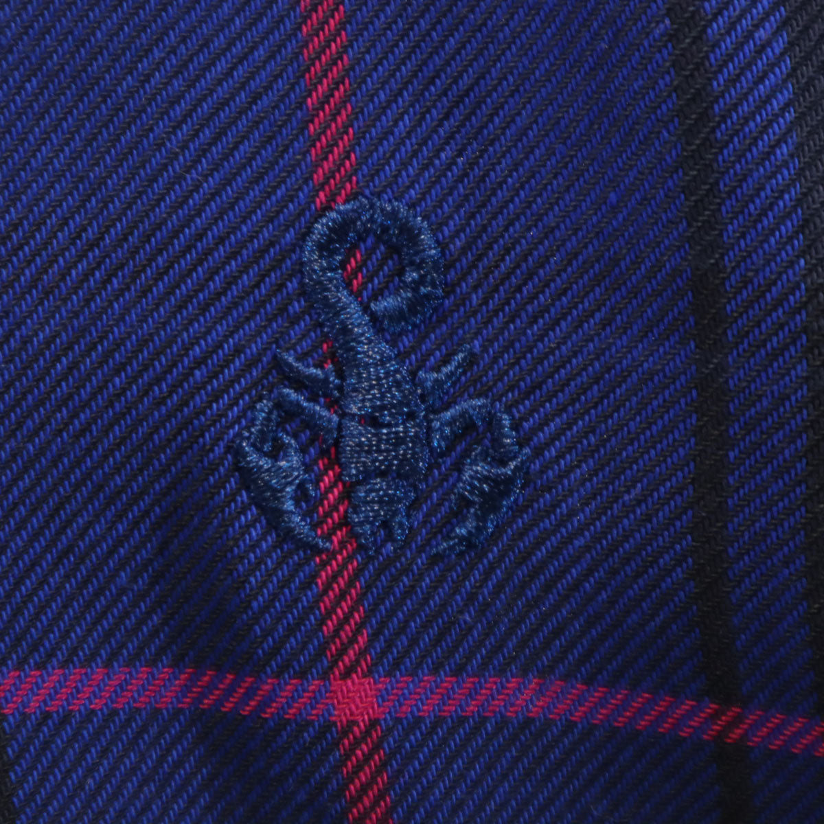 SOPHNET. ソフネット チェック 長袖 ハーフジップ ジャケット M ブルー系 プルオーバー メンズ