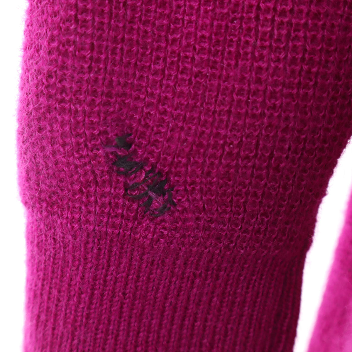 YVES SAINT LAURENT イヴサンローラン 90s オールド 長袖 ニットカーディガン M パープル系 レディース