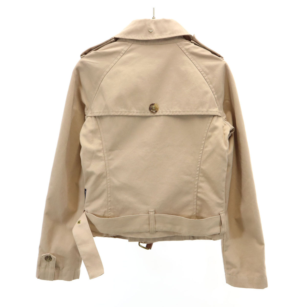 ARMANI JEANS アルマーニジーンズ ショート ジャケット 36 ベージュ系 レディース