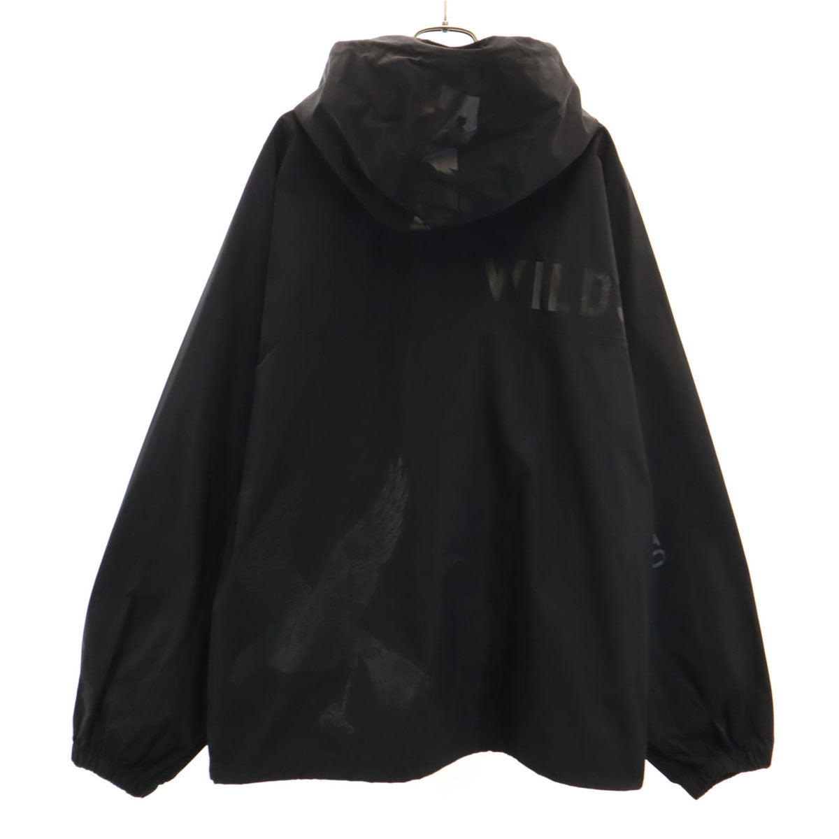 F.C.Real Bristol エフシーレアルブリストル YOHJI YAMAMOTO ヨウジヤマモト コラボ 長袖 アノラックパーカー L 黒 プルオーバー メンズ