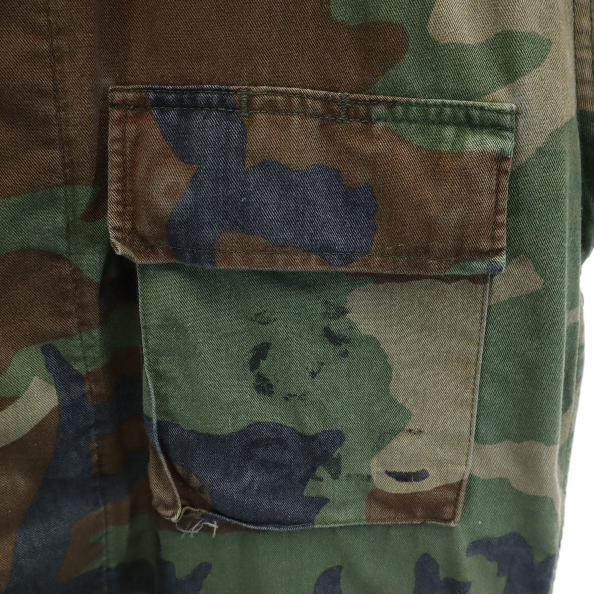 CONTRACTOR:YMCL KY USARMY カモフラ ファティーグジャケット ミリタリージャケット カーキ 迷彩 メンズ