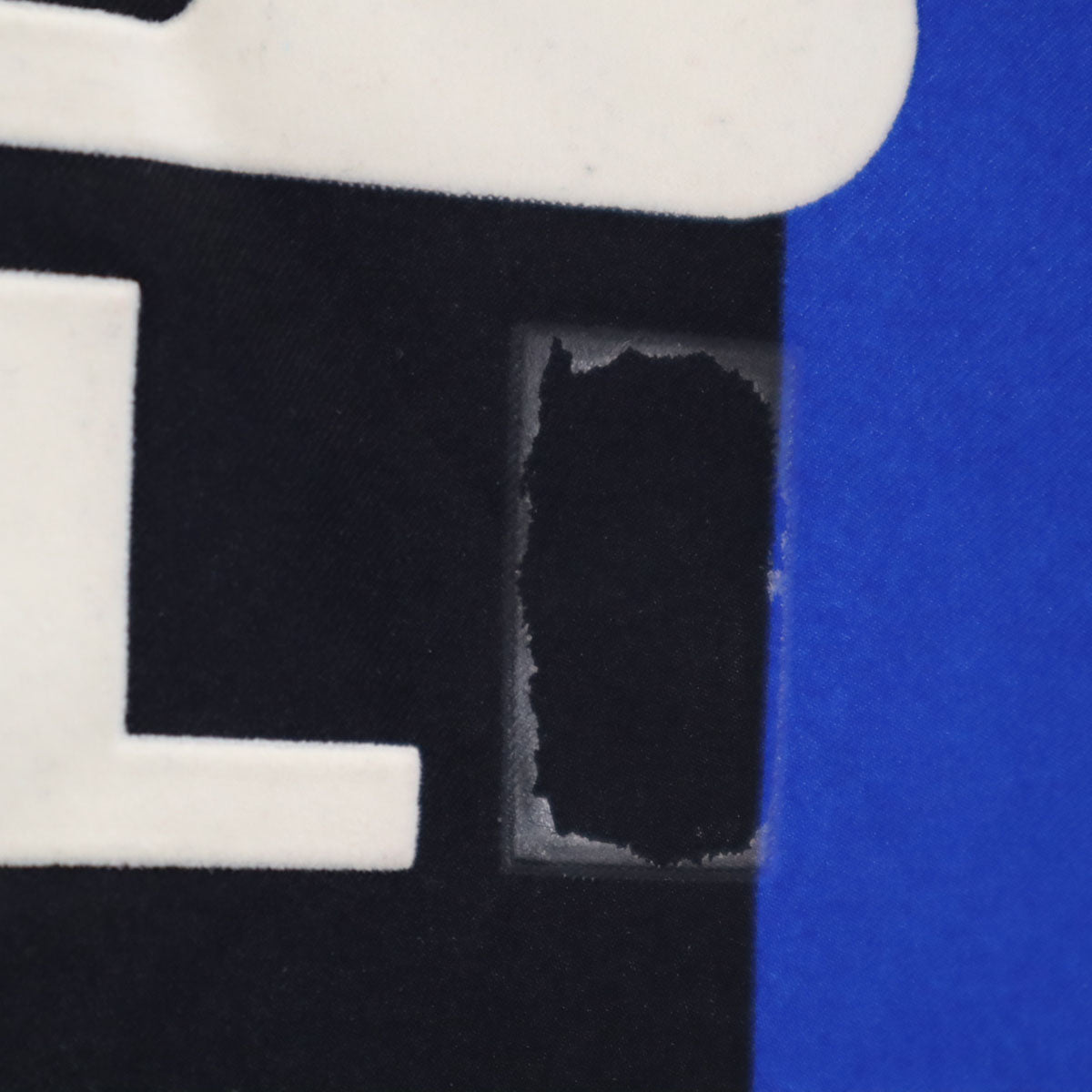 NIKE ナイキ ストライプ 長袖 Vネック シャツ M ブルー系 サイドメッシュ メンズ