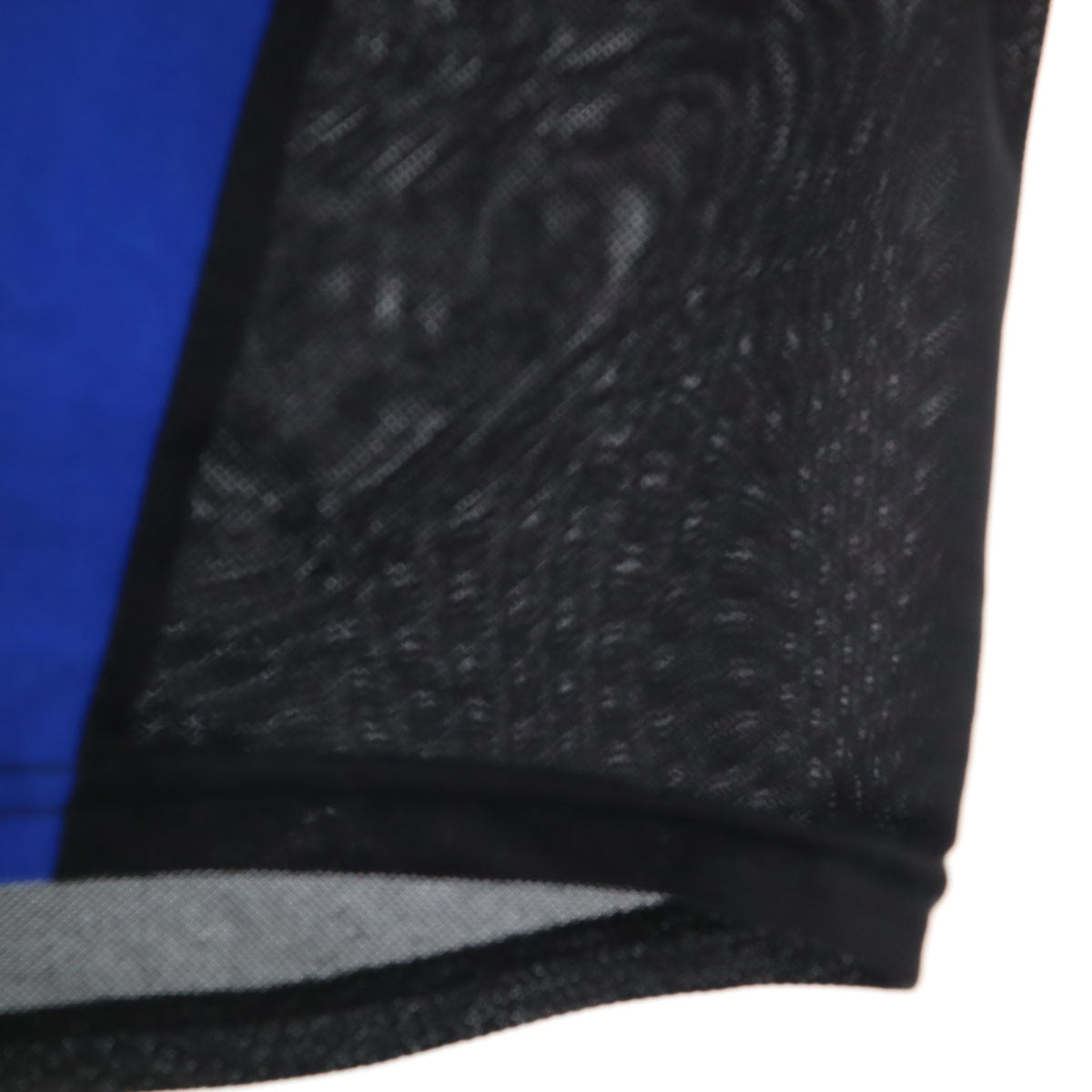 NIKE ナイキ ストライプ 長袖 Vネック シャツ M ブルー系 サイドメッシュ メンズ