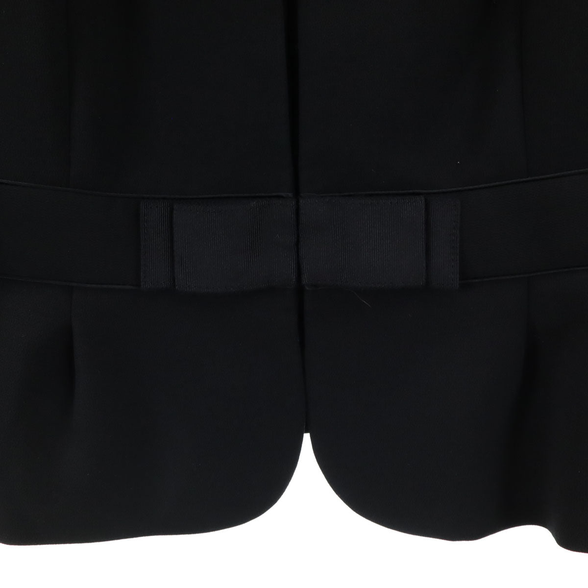 Chloe クロエ 日本製 ノーカラージャケット 11AR ブラック レディース