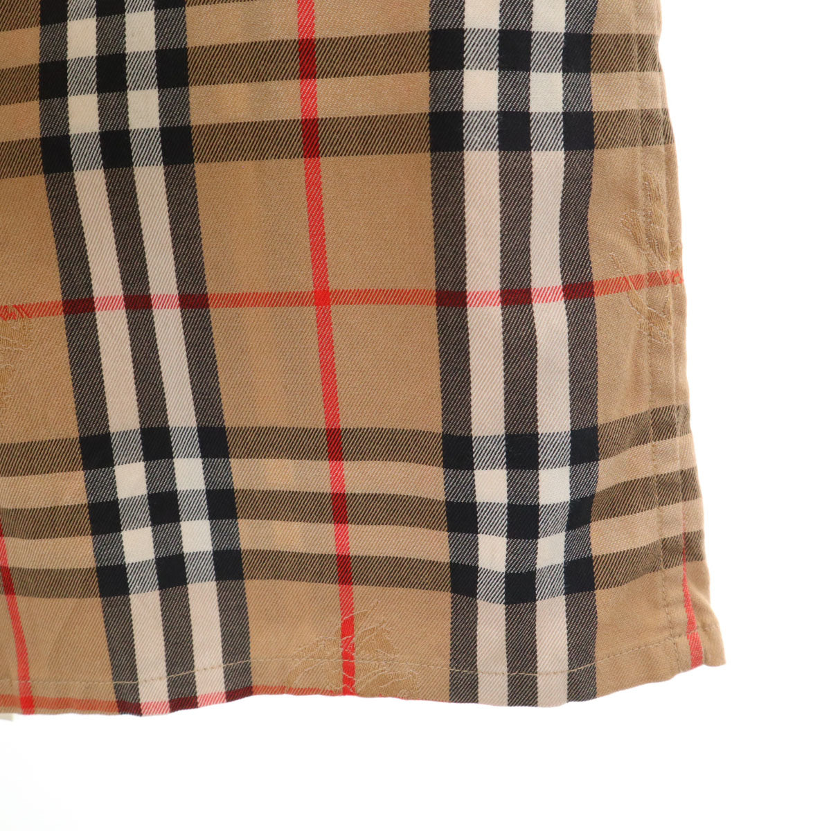 Burberrys バーバリーズ 90s オールド ノバチェック 長袖 コットンシャツ M ベージュ レディース