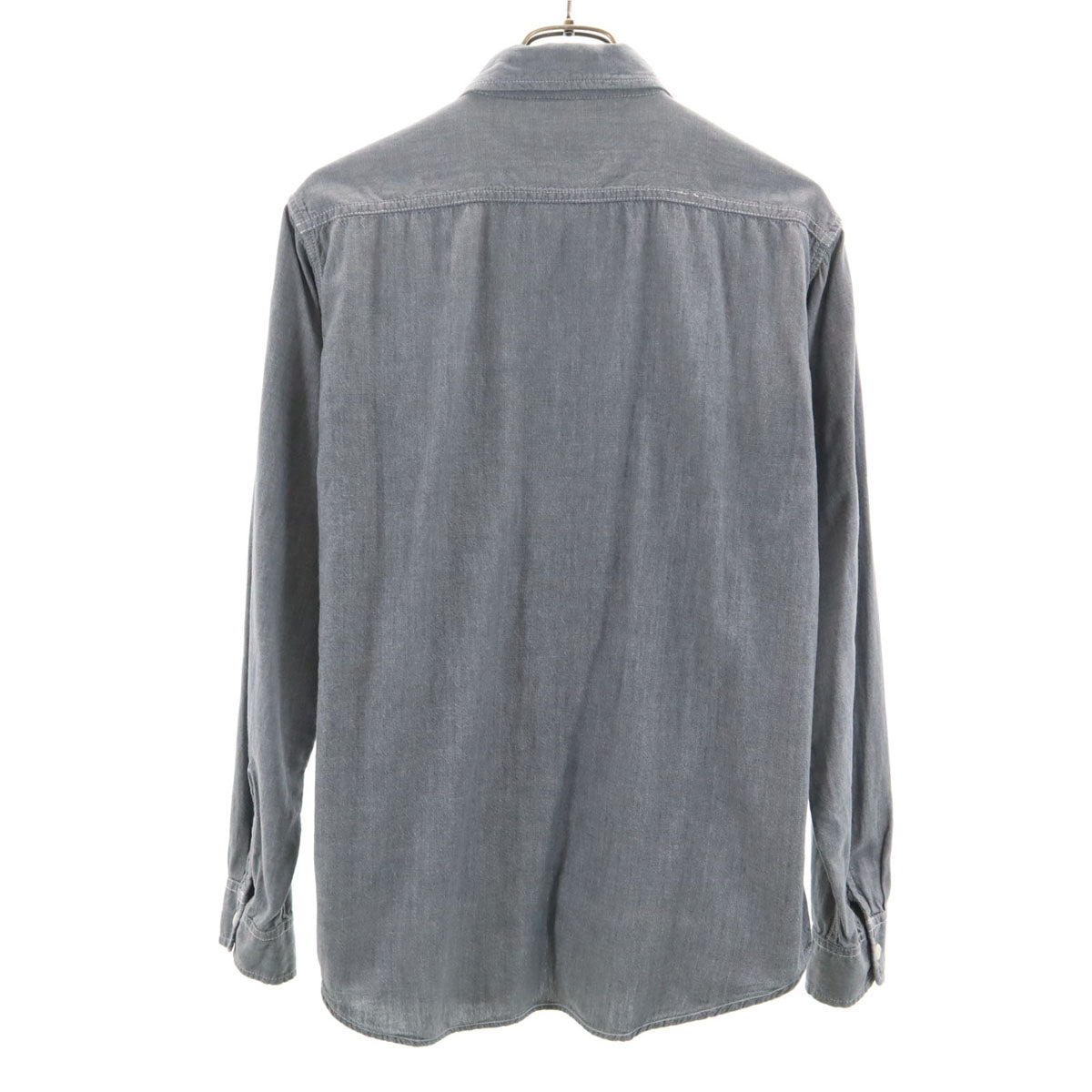 CAMCO カムコ 80s 90s オールド 長袖 シャンブレーシャツ M グレー メンズ