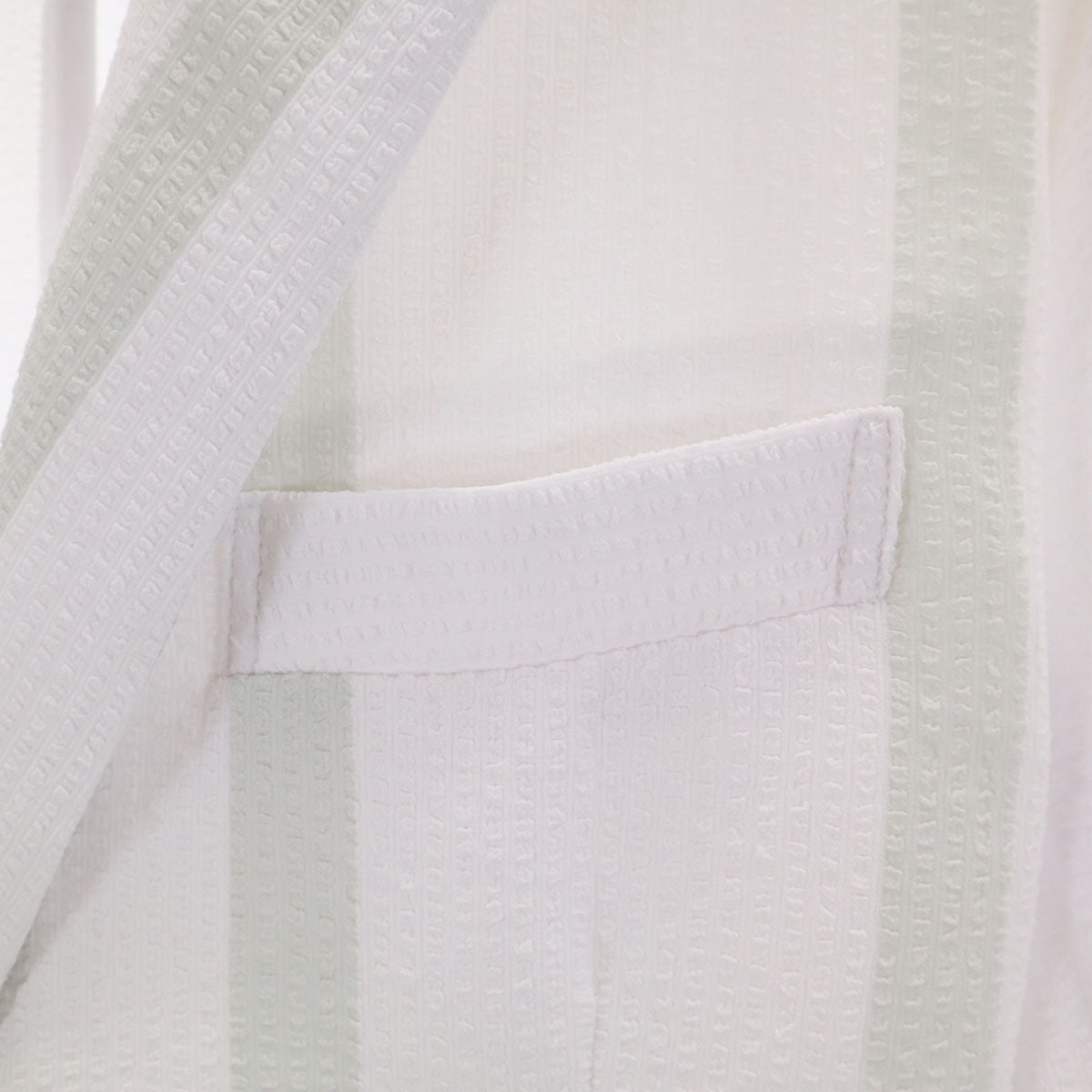 1piu1uguale3 RELAX ウノピゥウノウグァーレトレ リラックス ストライプ柄 シアサッカー テーラードジャケット XXL ホワイト メンズ