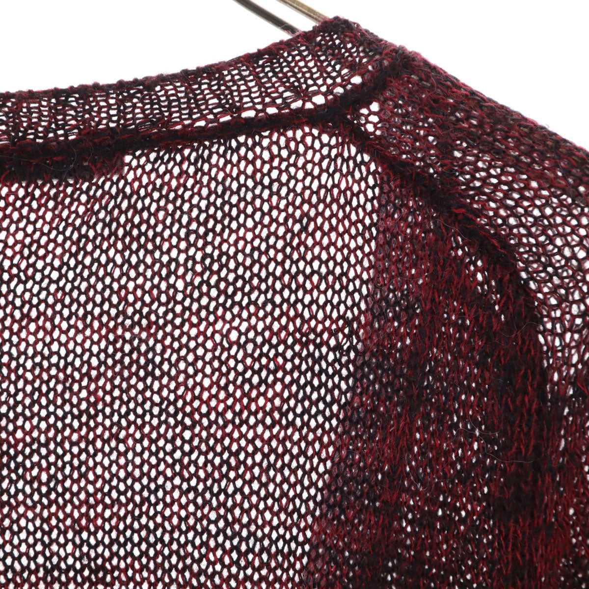 SEE BY CHLOE シーバイクロエ イタリア製 アルパカブレンド 長袖 Vネック ニットカーディガン 38 ボルドー系 レディース