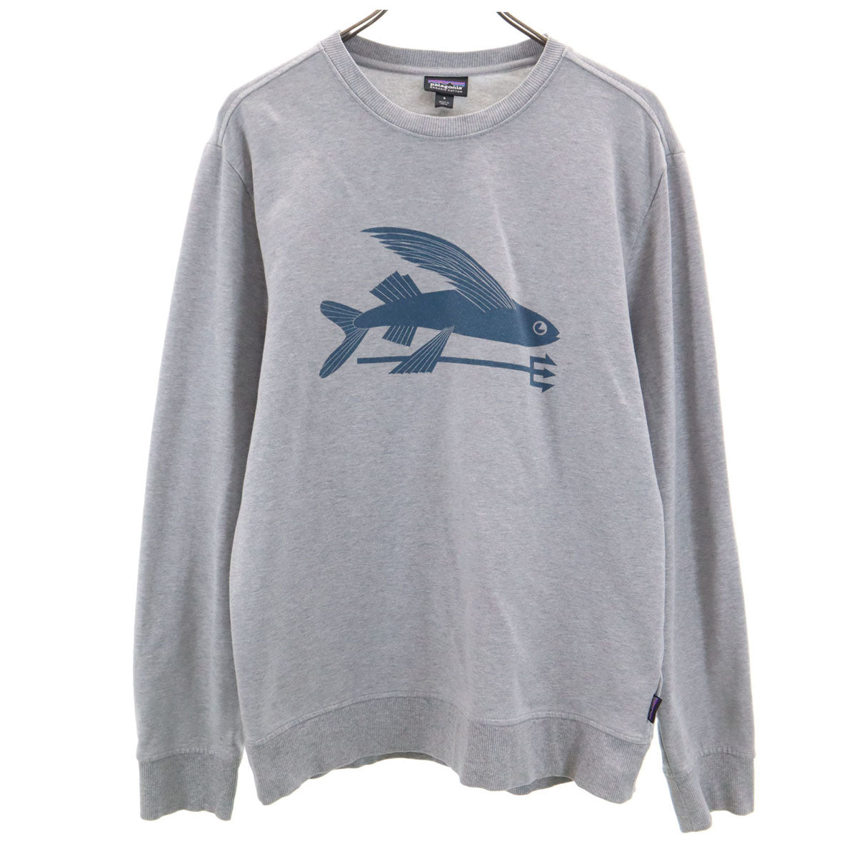 patagonia パタゴニア フライング フィッシュ 長袖 スウェット トレーナー S グレー アウトドア 39473FA16 飛魚 メンズ