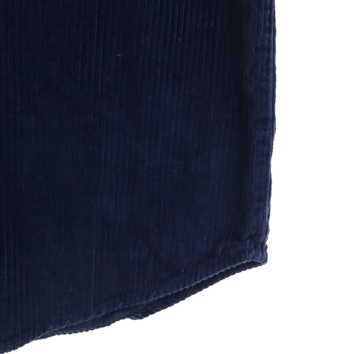 Pooh プー くまのプーさん刺繍 長袖 コーデュロイシャツ XL ネイビー DISNEY ディズニー メンズ