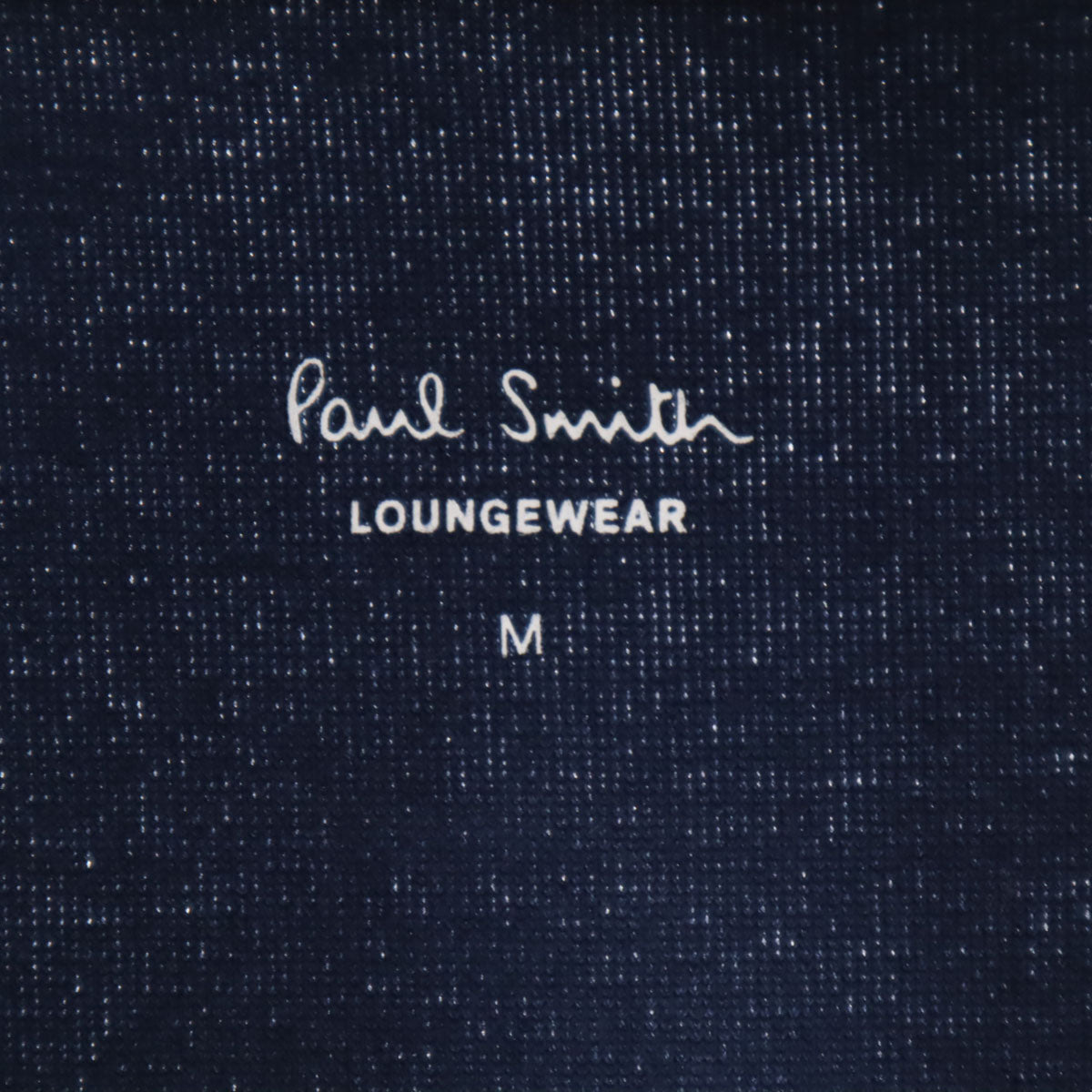 Paul Smith LOUNGEWEAR ポールスミス ラウンジウェア 長袖 ベロア ジャケット M ネイビー メンズ