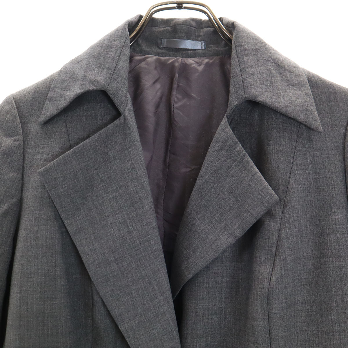 BURBERRY バーバリー ワンピーススーツ 上下 セットアップ 38 グレー レディース