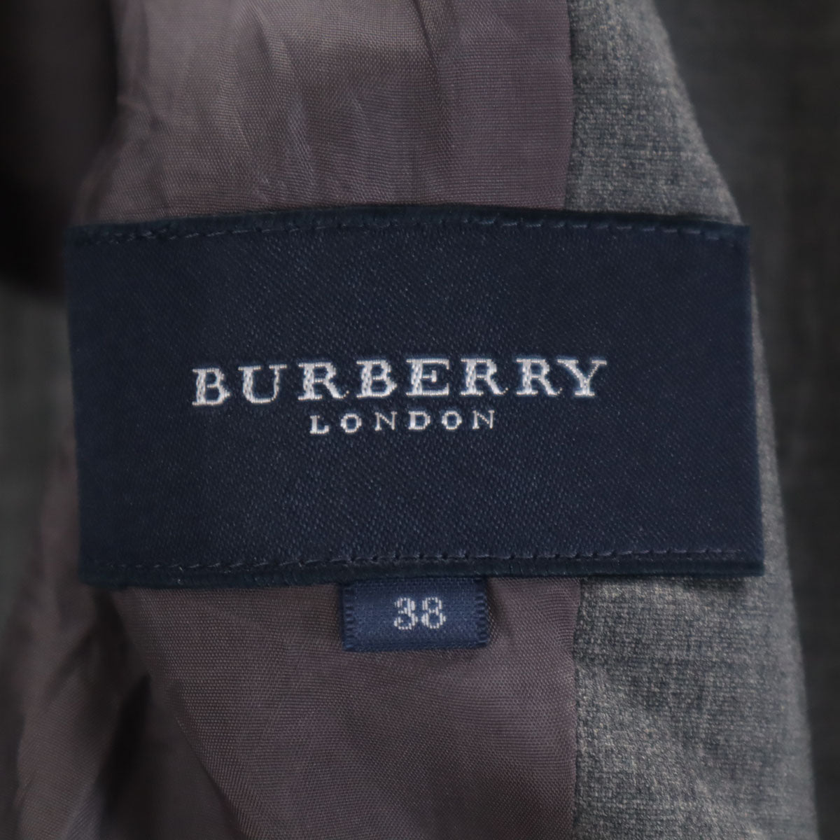BURBERRY バーバリー ワンピーススーツ 上下 セットアップ 38 グレー レディース