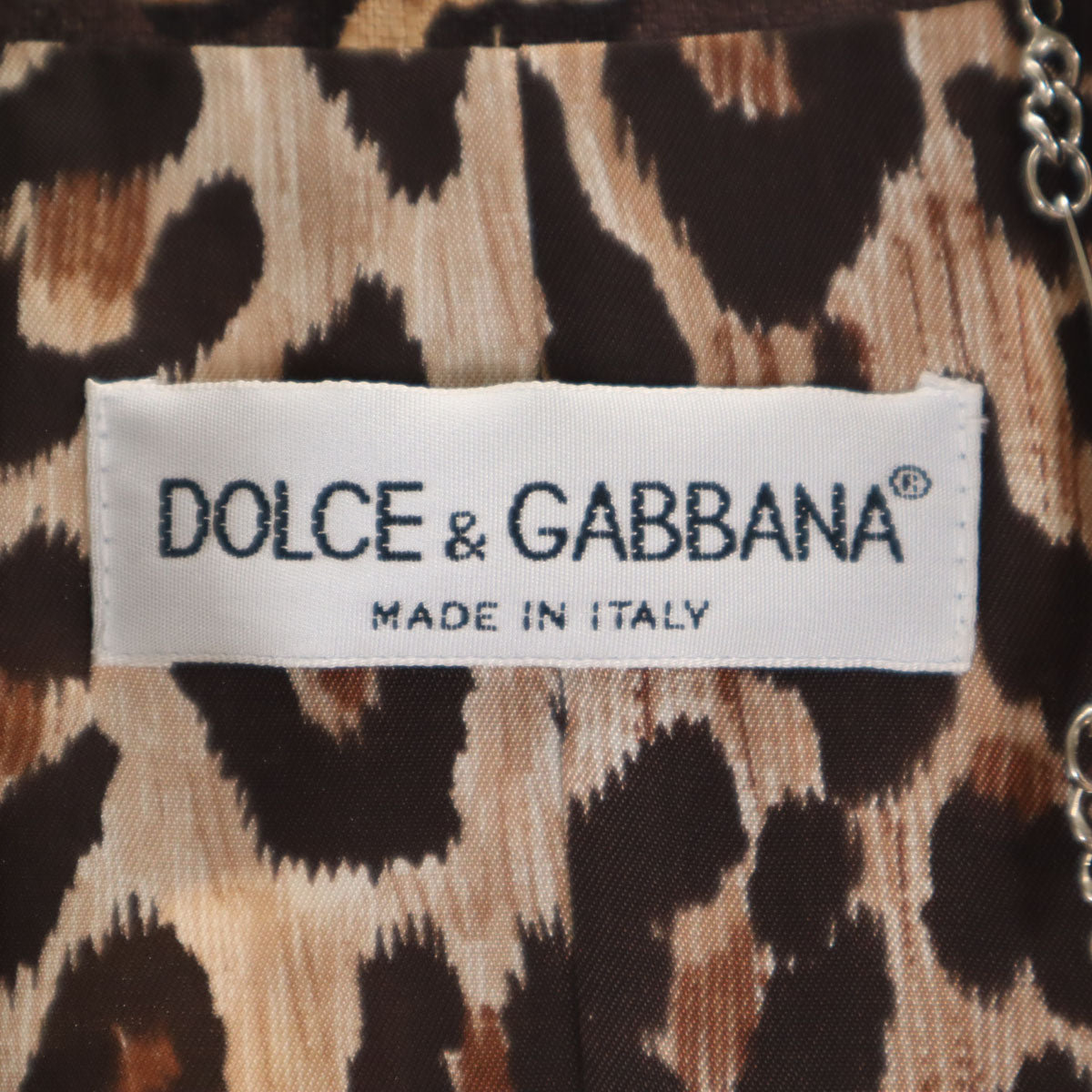 DOLCE&GABBANA ドルチェアンドガッバーナ イタリア製 花柄 テーラードジャケット 上下 セットアップ ブラウン レディース