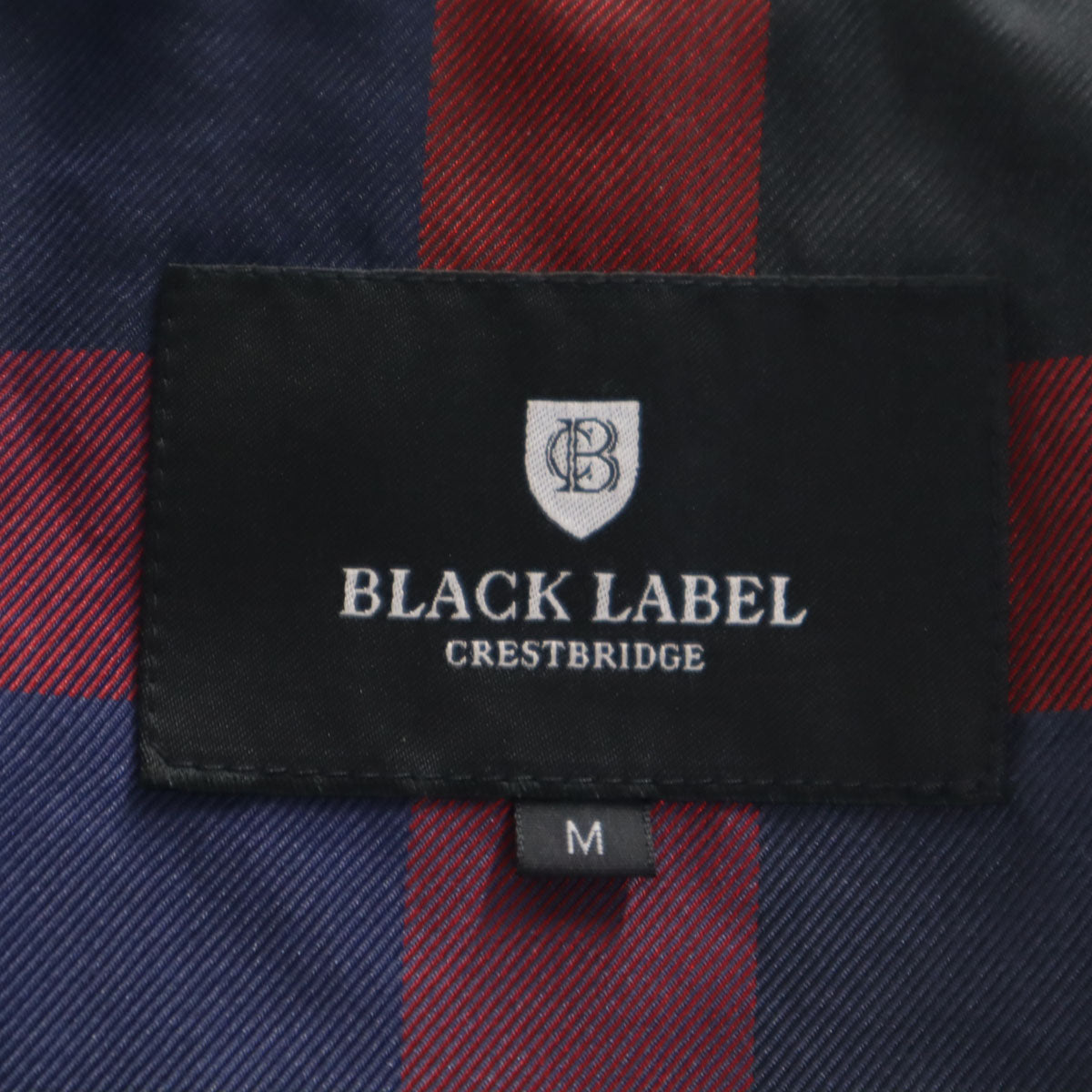 BLACK LABEL CRESTBRIDGE ブラックレーベルクレストブリッジ シアサッカー テーラードジャケット 上下 セットアップ M ネイビー系 メンズ