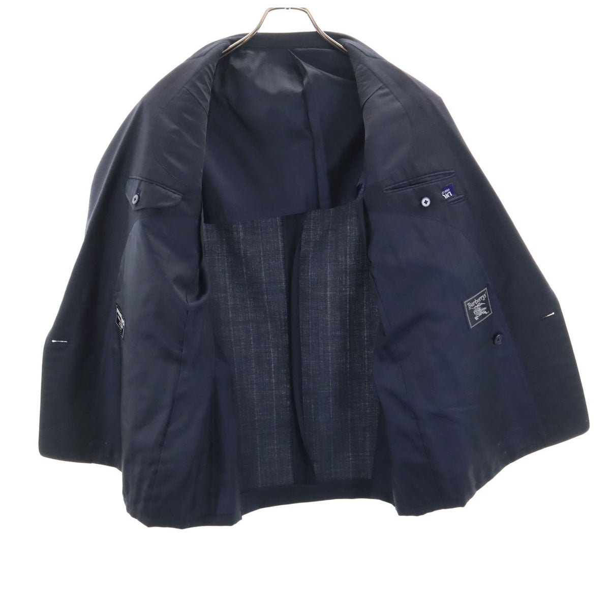 Burberrys バーバリーズ 90s オールド スーツ 上下 セットアップ ネイビー系 メンズ
