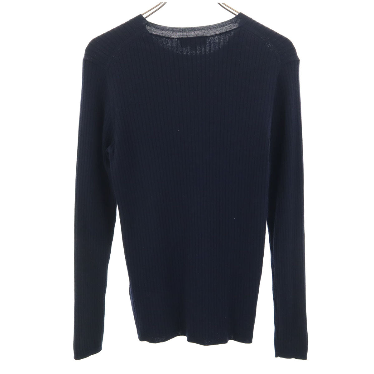 MACKINTOSH LONDON マッキントッシュロンドン 長袖 リブ ニット 40 ネイビー セーター レディース