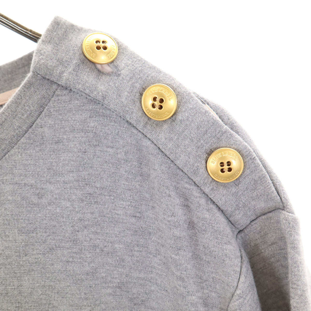 BLUE LABEL CRESTBRIDGE ブルーレーベルクレストブリッジ 長袖 カットソー 38 グレー トップス レディース