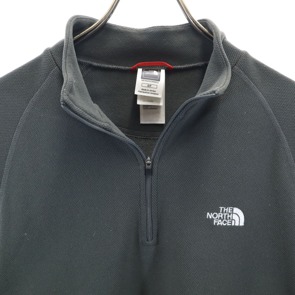 THE NORTH FACE ノースフェイス 長袖 ハーフジップ シャツ S/P グレー アウトドア カットソー ASYHFT147 メンズ
