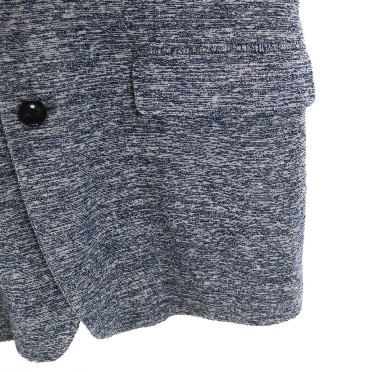 Casely Hayford ケイスリーヘイフォード 日本製 パイル地 テーラードジャケット 36 ネイビー アンコン メンズ