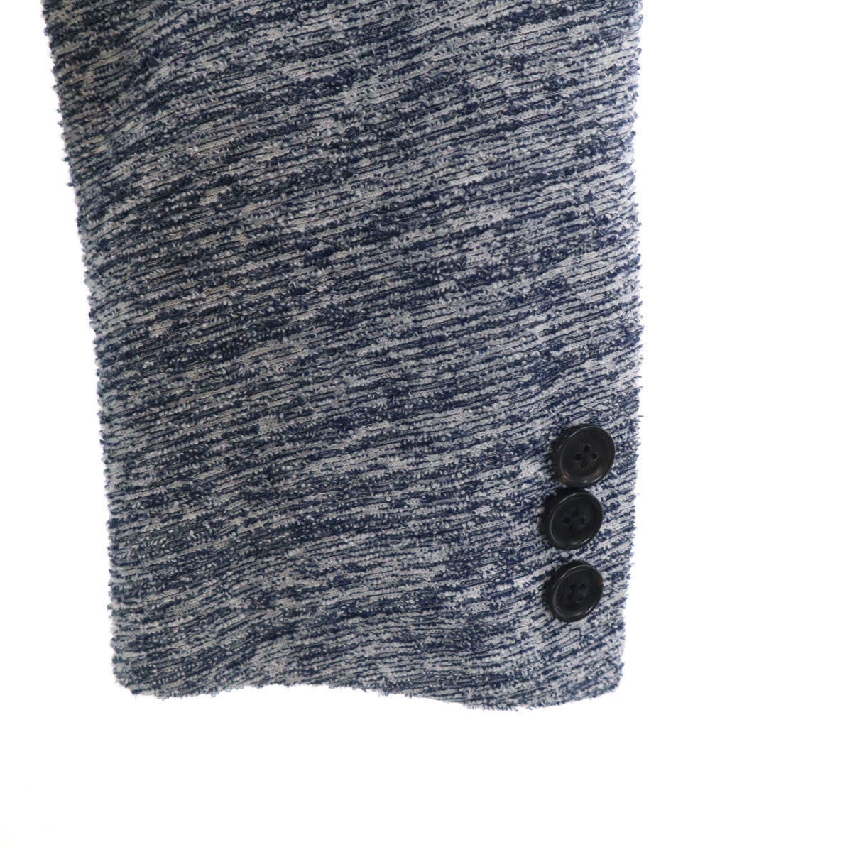 Casely Hayford ケイスリーヘイフォード 日本製 パイル地 テーラードジャケット 36 ネイビー アンコン メンズ