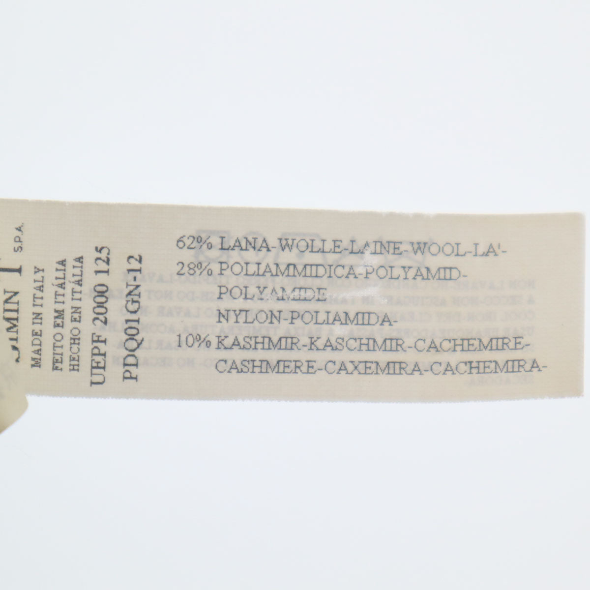 Emporio Armani エンポリオアルマーニ イタリア製 カシミヤブレンド ノースリーブ カシュクール ニット 38 ブラック レディース