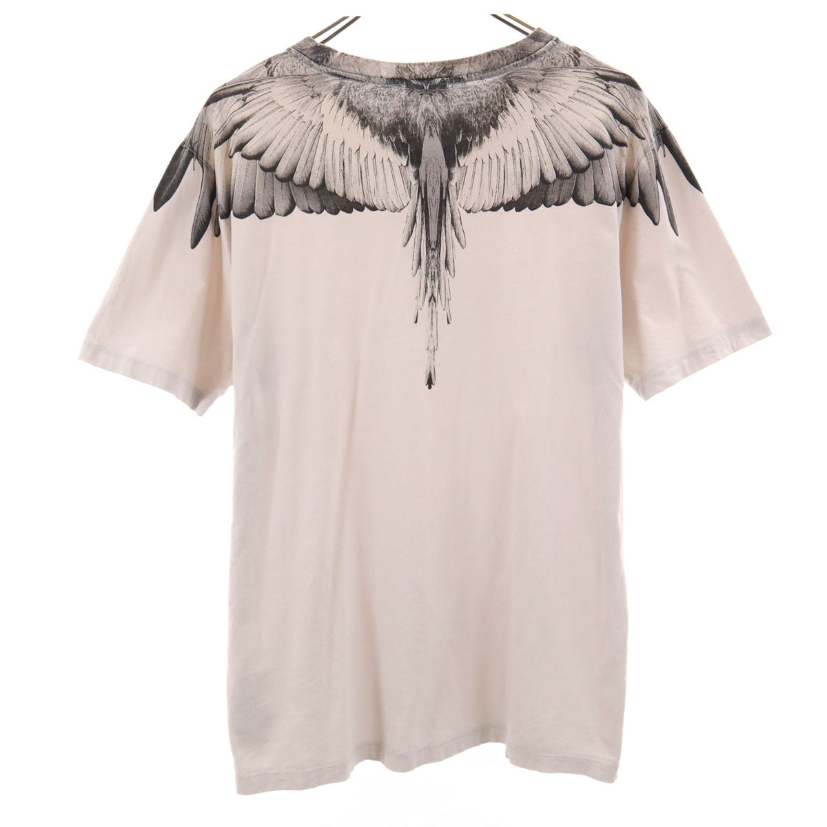 MARCELO BURLON マルセロバーロン ポルトガル製 ウィングスプリント 半袖 Tシャツ XS アイボリー系 メンズ