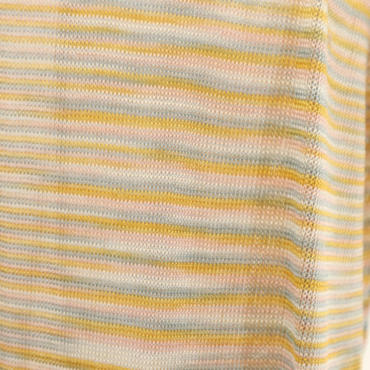 Missoni ミッソーニ イタリア製 長袖 ニットカーディガン 40 ベージュ系 レディース