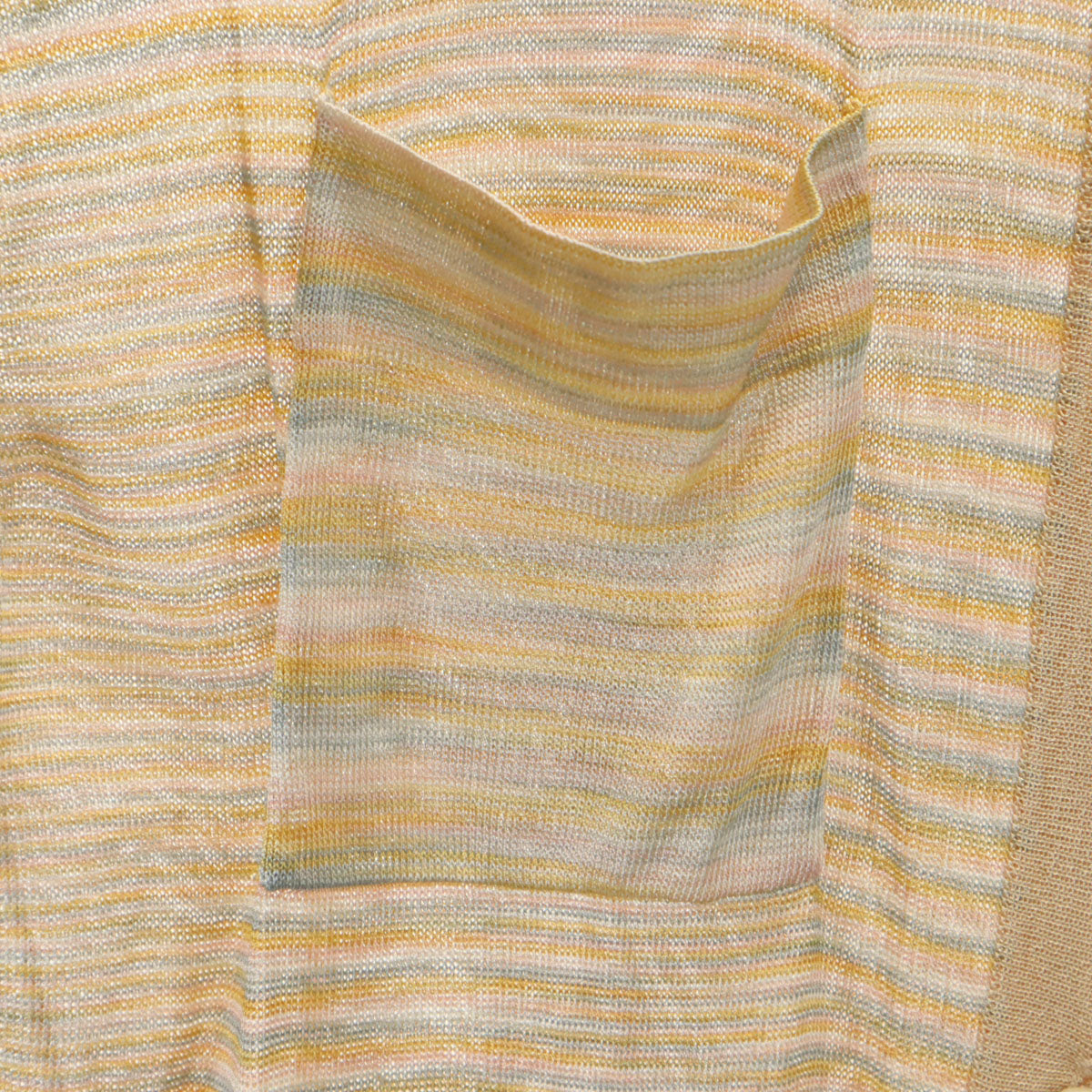 Missoni ミッソーニ イタリア製 長袖 ニットカーディガン 40 ベージュ系 レディース