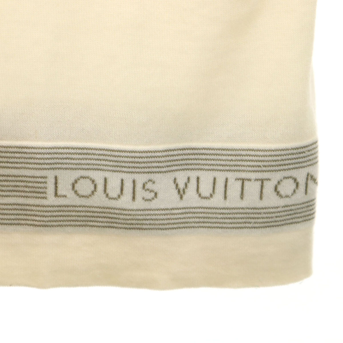 LOUIS VUITTON ルイヴィトン イタリア製 長袖 ニットカーディガン M クリーム系 レディース