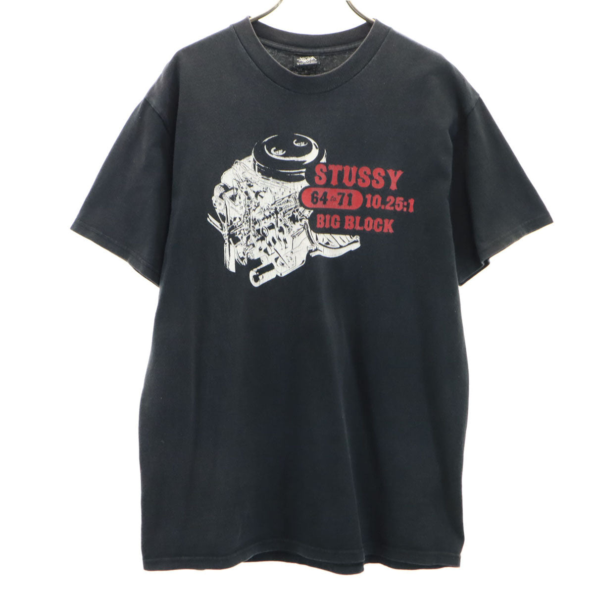 STUSSY ステューシー 半袖 Tシャツ M ブラック メンズ